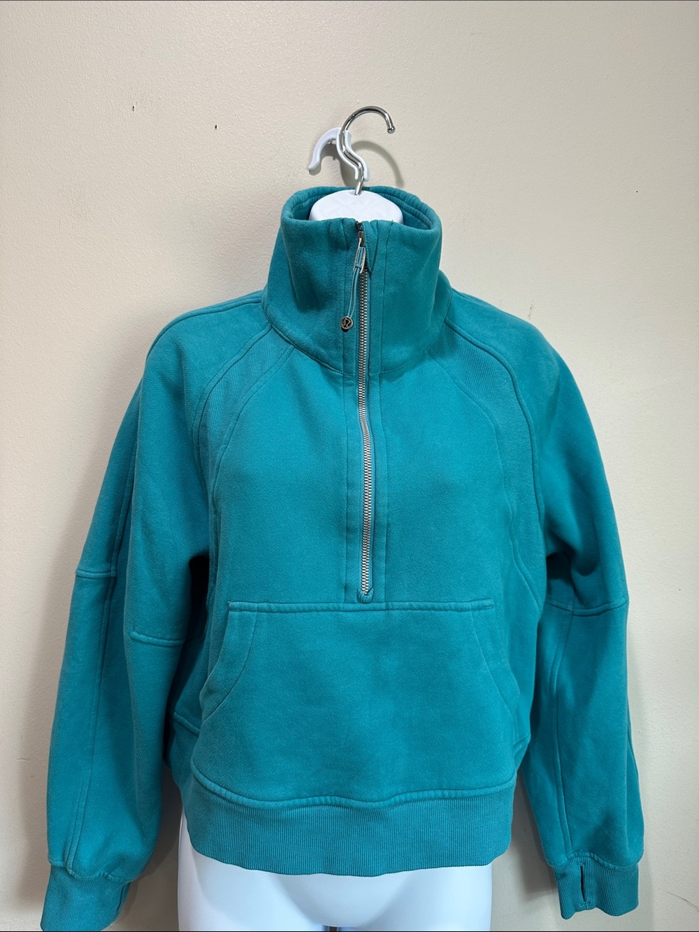 lululemon athletica Turquoise Cowl Neck Sweater